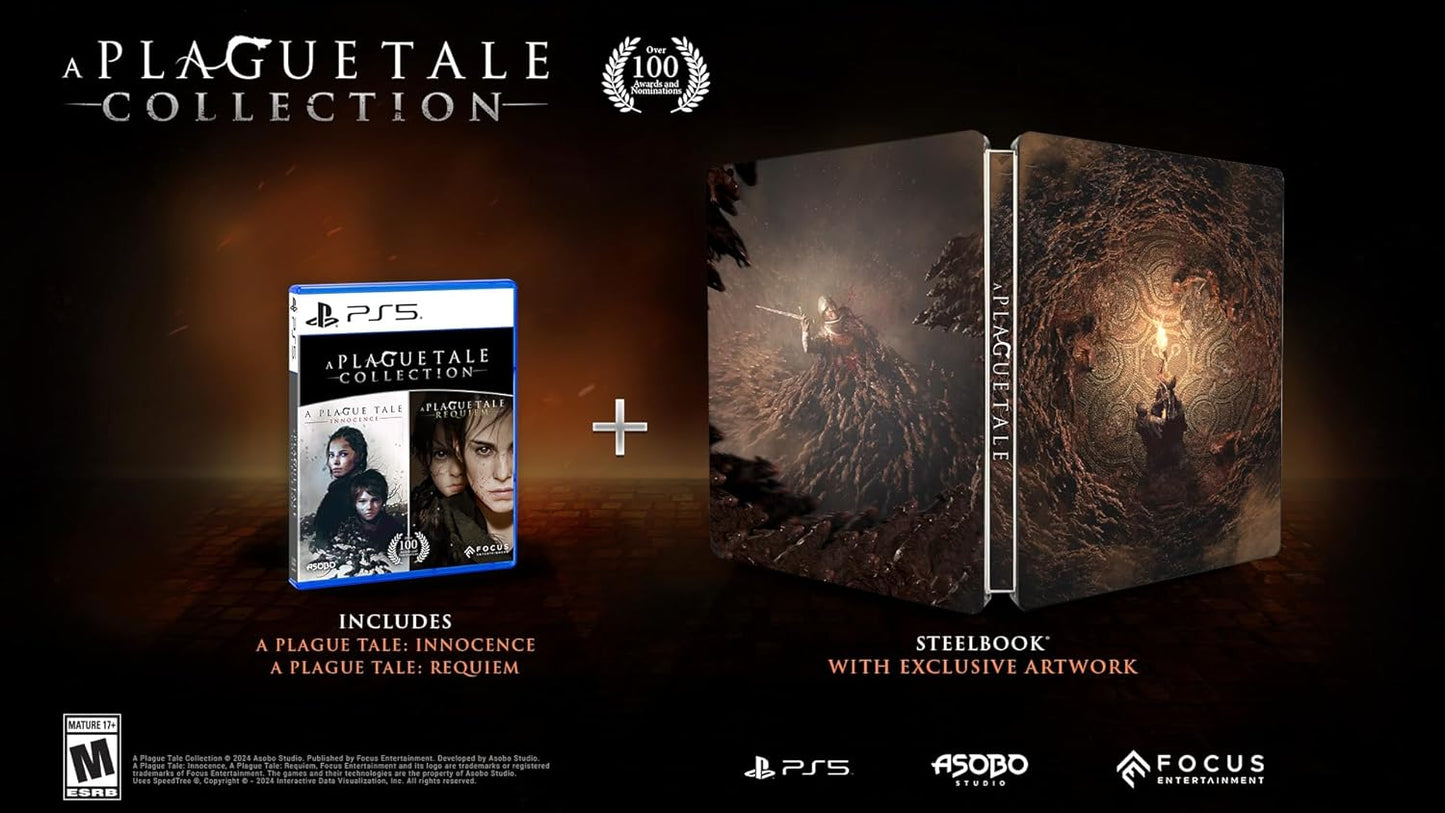 A PLAGUE TALE COLLECTION + STEELBOOK PS5 Collection + Steelbook