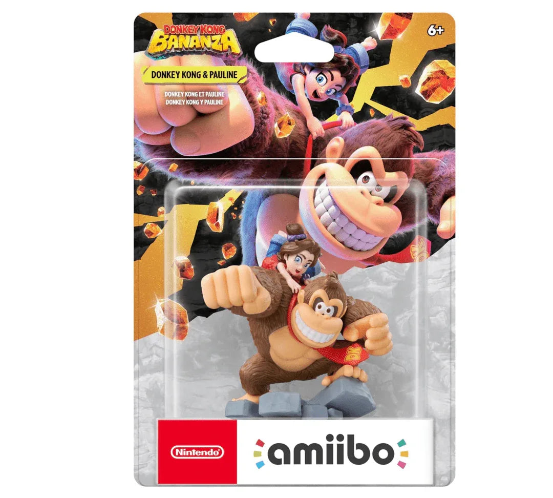 AMIIBO DONKEY KONG BANANZA + PAULINE easy video game