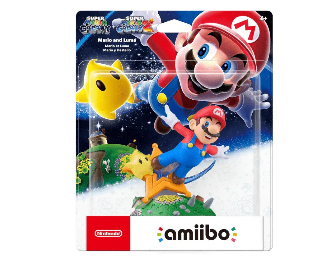 AMIIBO MARIO Y LUMA SUPER MARIO GALAXY + 💫 REGALO EASY GAMES