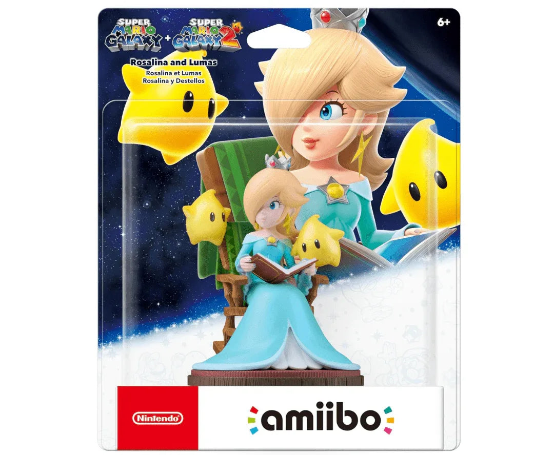 AMIIBO ROSALINA Y LUMAS SUPER MARIO GALAXY + 💫REGALO EASY GAMES