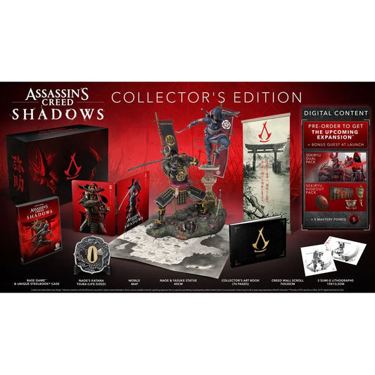 ASSASSIN'S CREED SHADOW COLLECTOR'S PS5 easy video game