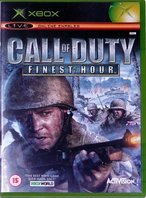 CALL OF DUTY FINEST HOUR XBOX