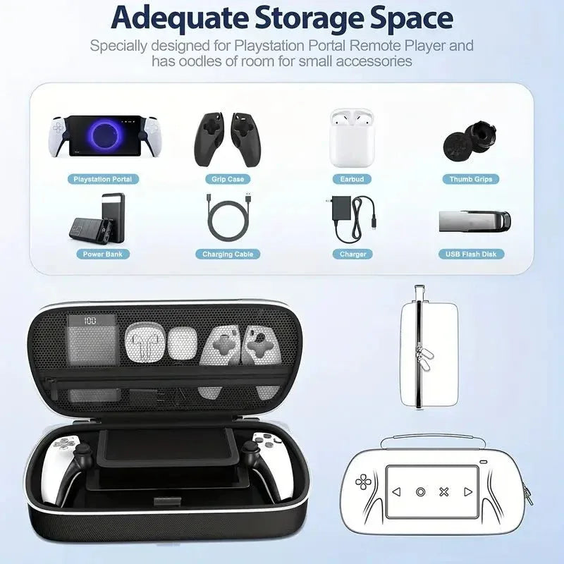 ESTUCHE CASE PS PORTAL PS5 easy video game