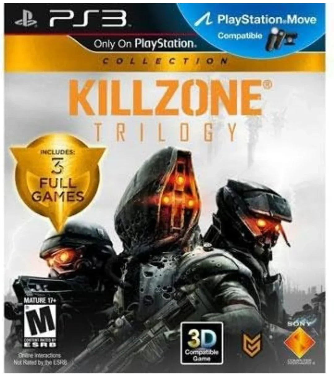 KILLZONE TRILOGY PS3 easy video game