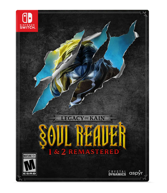 LEGACY OF KAIN SOUL REAVER REMASTERED 1 & 2 SWITCH DELUXE easy video game