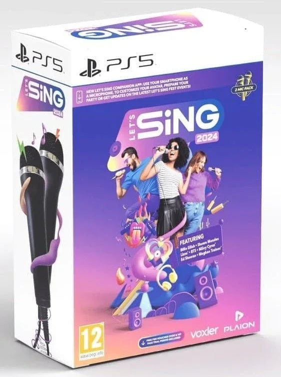 LETS SING 2024 PS5 easy video game