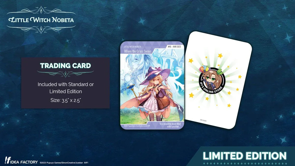 Little Witch Nobeta Limited Edition PS4 easy video game
