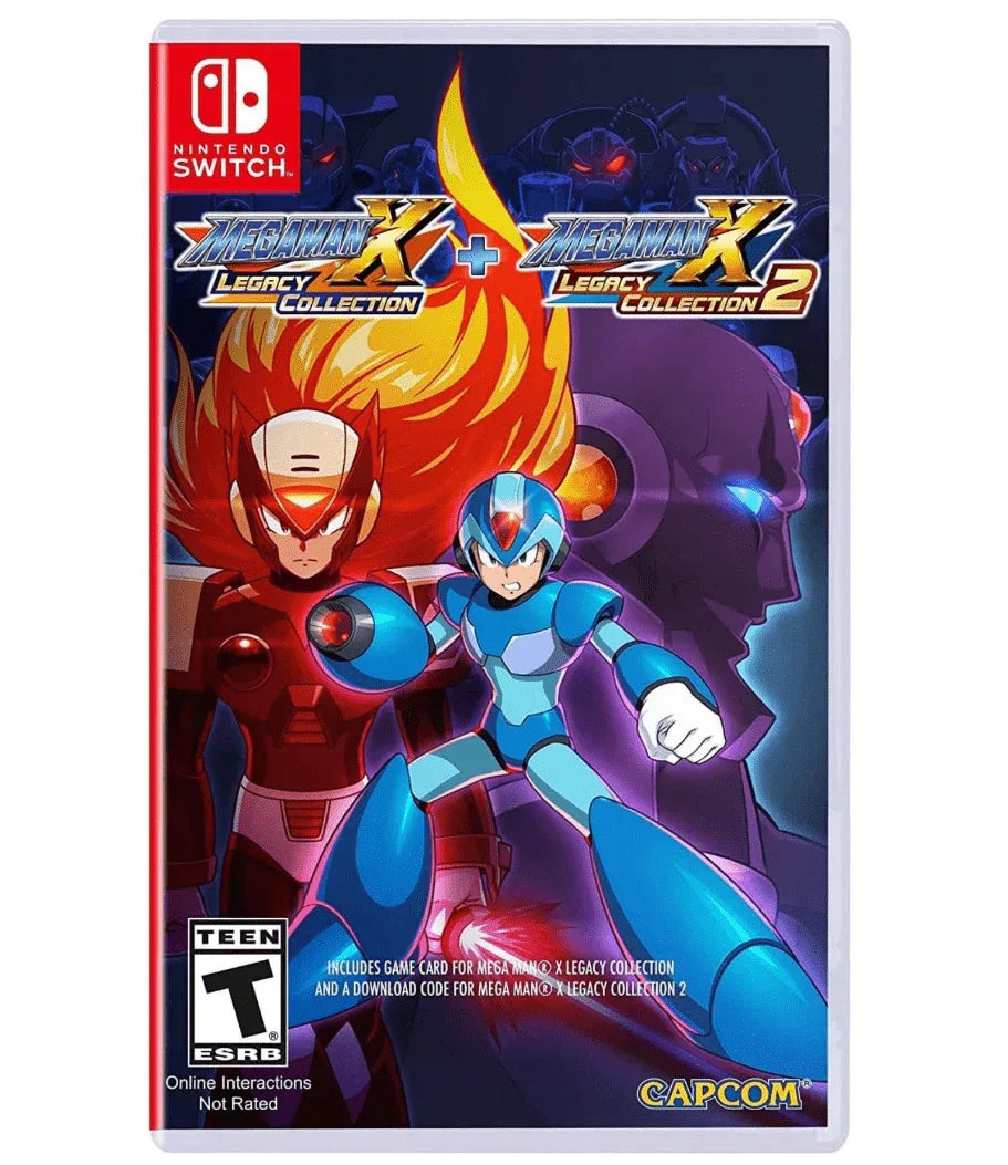 MEGAMAN LEGACY COLLECTION 1+2 SWITCH easy video game