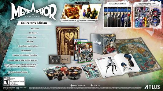 METAPHOR RE FANTAZIO COLLECTOR'S PS5 easy video game