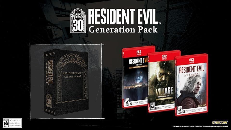 RESIDENT EVIL 9 REQUIEM GENERATION PACK SWITCH 2 EASY GAMES