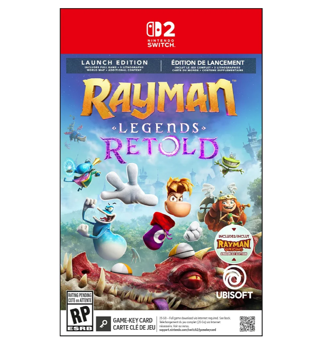 Rayman Legends Retold - Launch Edition - Nintendo Switch 2