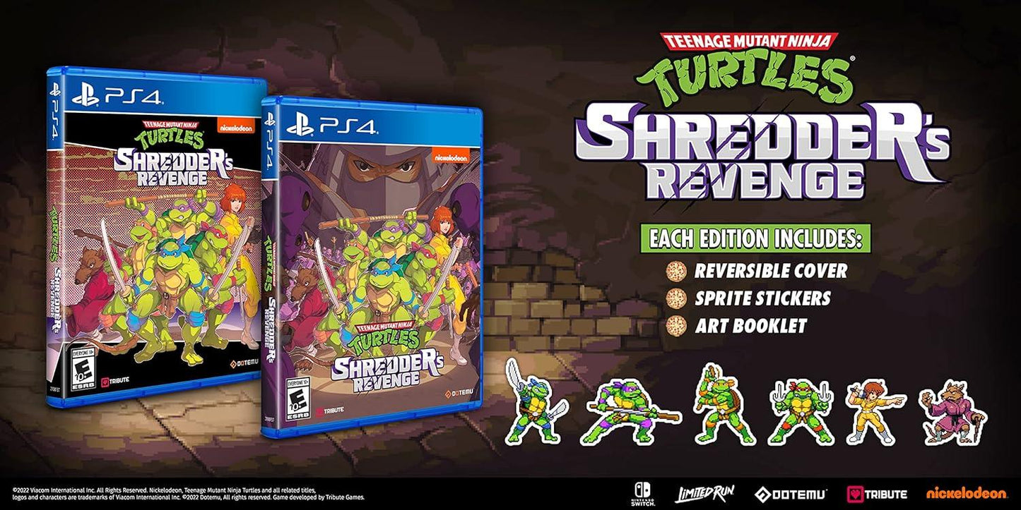 TEENAGE MUTANT NINJA SHREDDER'S REVENGE easy video game