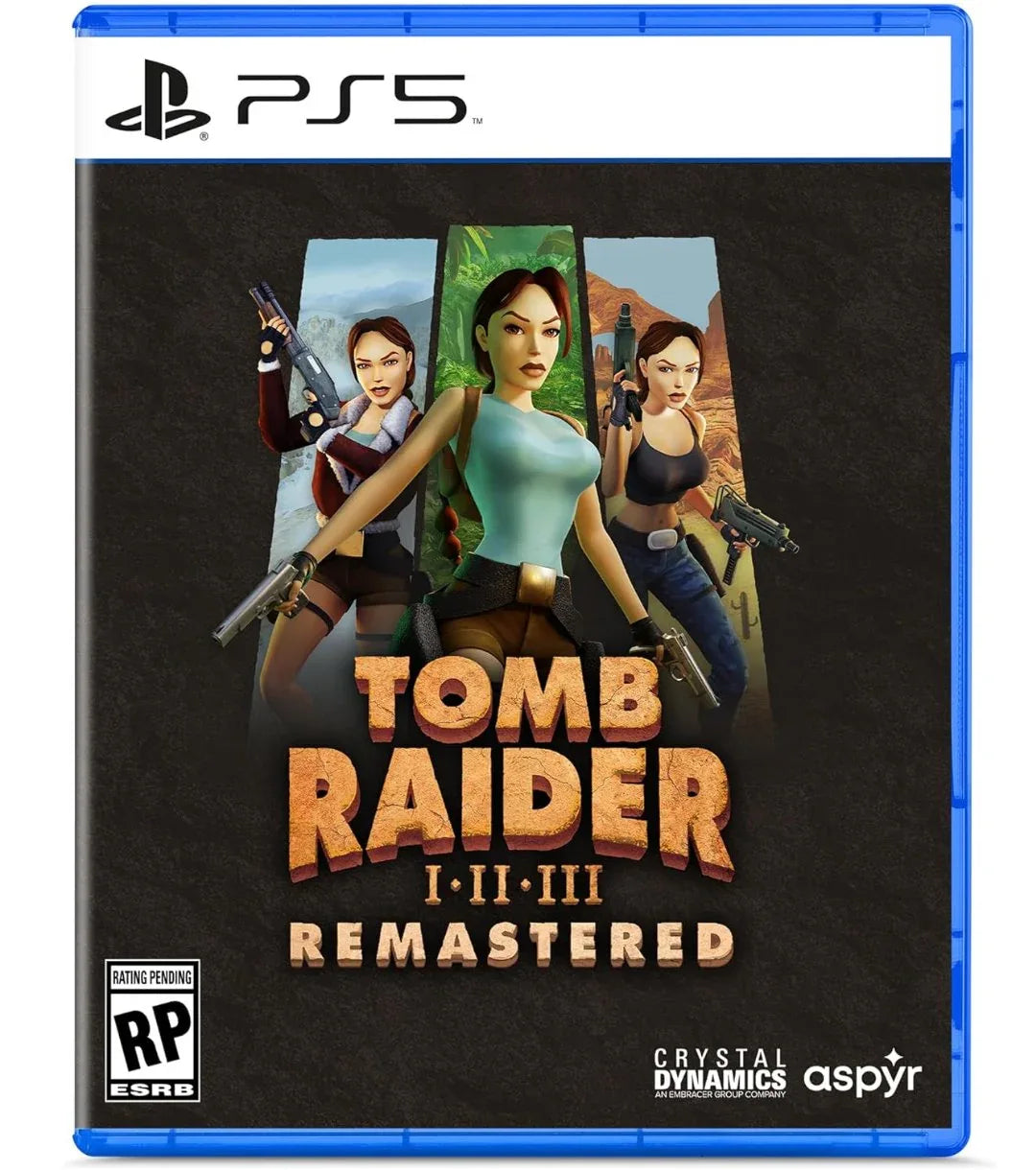 TOMB RAIDER I II III REMASTERED PS5 PS5 Standard easy video game