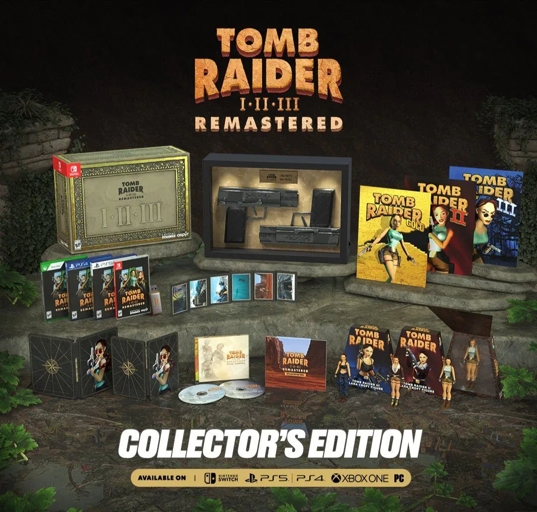 TOMB RAIDER I II III REMASTERED COLLECTOR'S EDITION easy video game