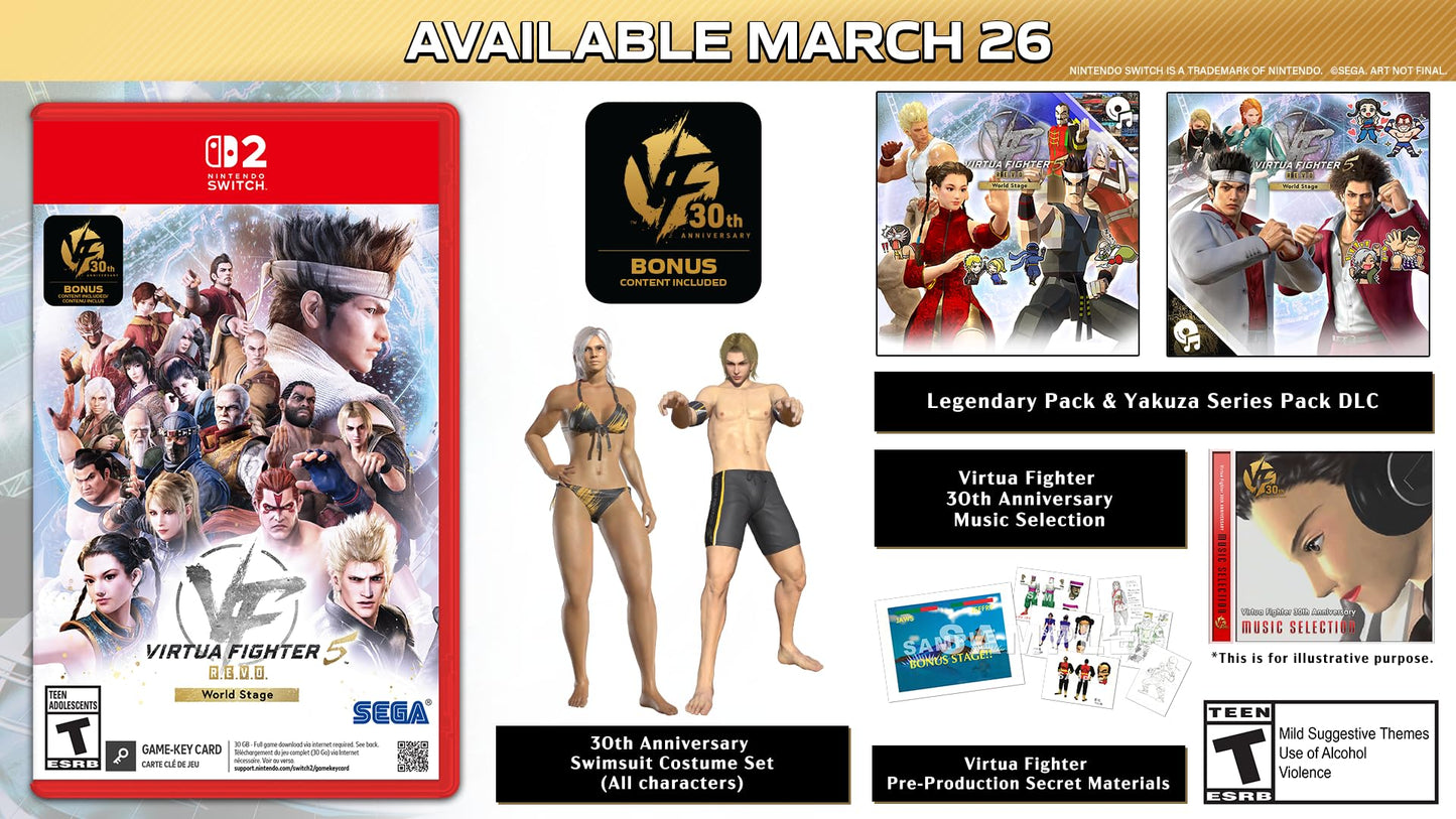 Virtua Fighter 5 R.E.V.O. World Stage: 30th Anniversary Edition - Nintendo Switch 2 SEGA