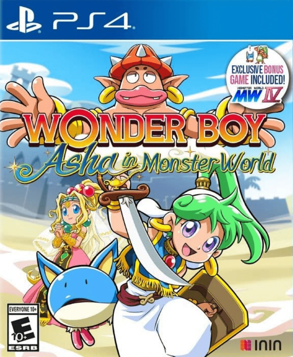 WONDER BOY ASHA IN MONSTER WORLD PS4