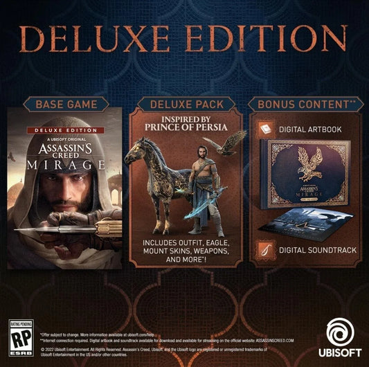 ASSASSIN'S CREED MIRAGE DELUXE PS4 easy games