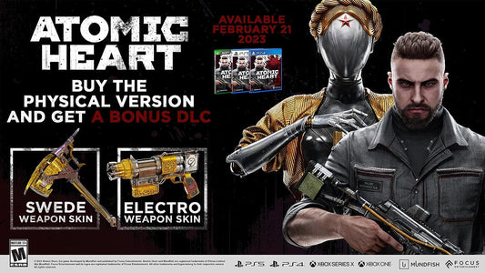 ATOMIC HEART PS4 + UPGRADE PS5 easy video game