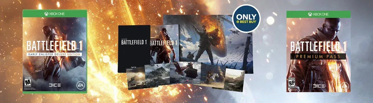 BATTLEFIELD 1 PREMIUM + LIBRO DE ARTE XBOXONE easy games