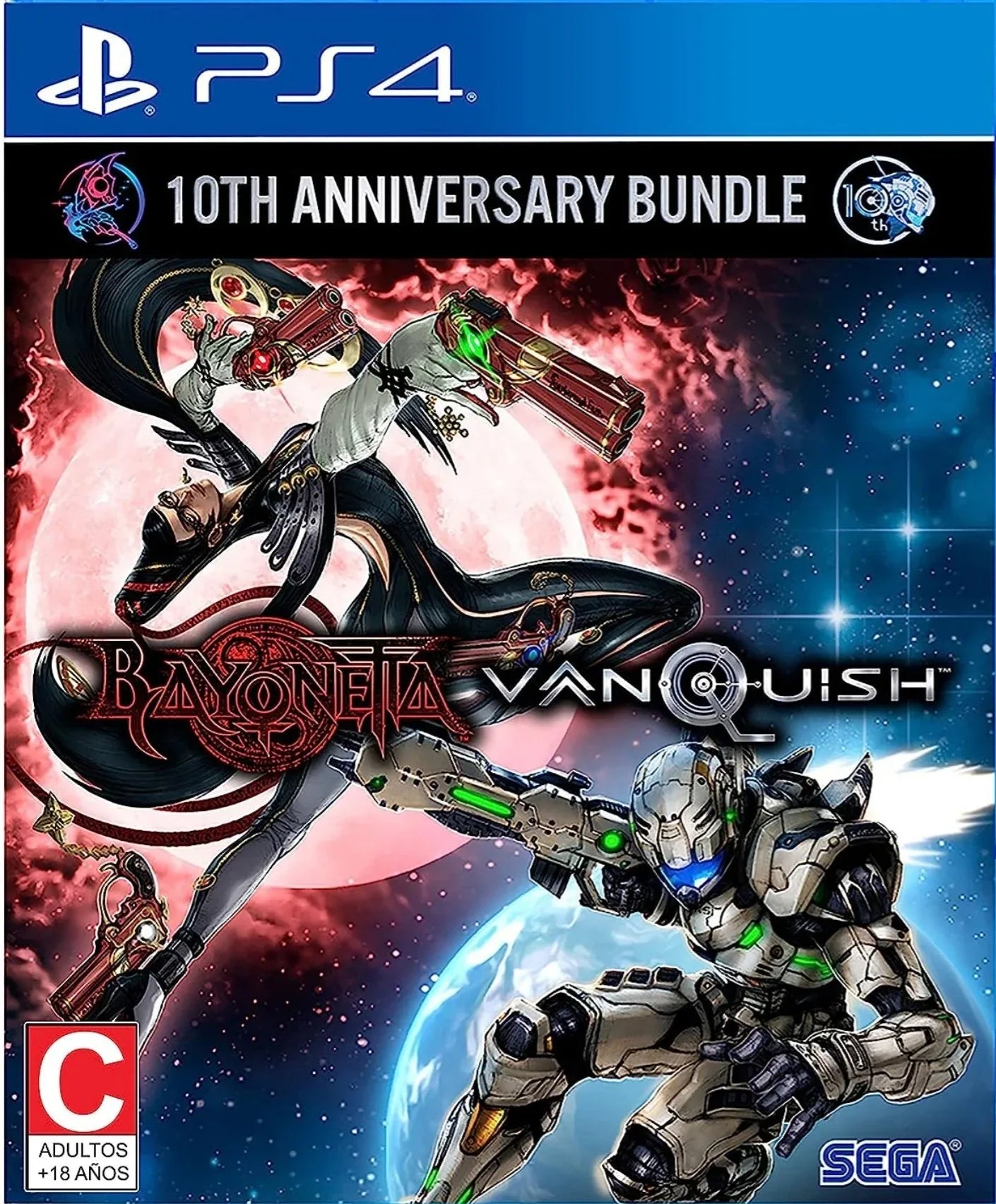 BAYONETTA & VANQUISH 10mo ANNIVERSARIO PS4 easy video game