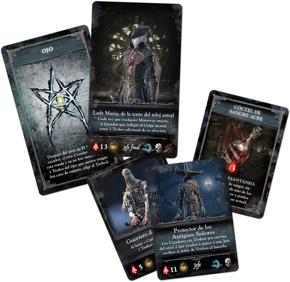 BLOODBORNE JUEGO DE CARTAS + EXPANSION ESPAÑOL *RARO