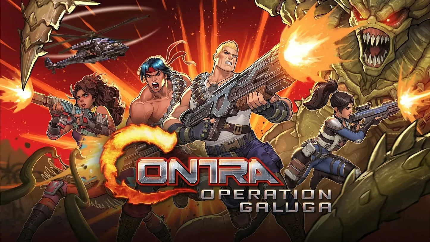 CONTRA OPERATION GALUGA *LIMITADO easy video game