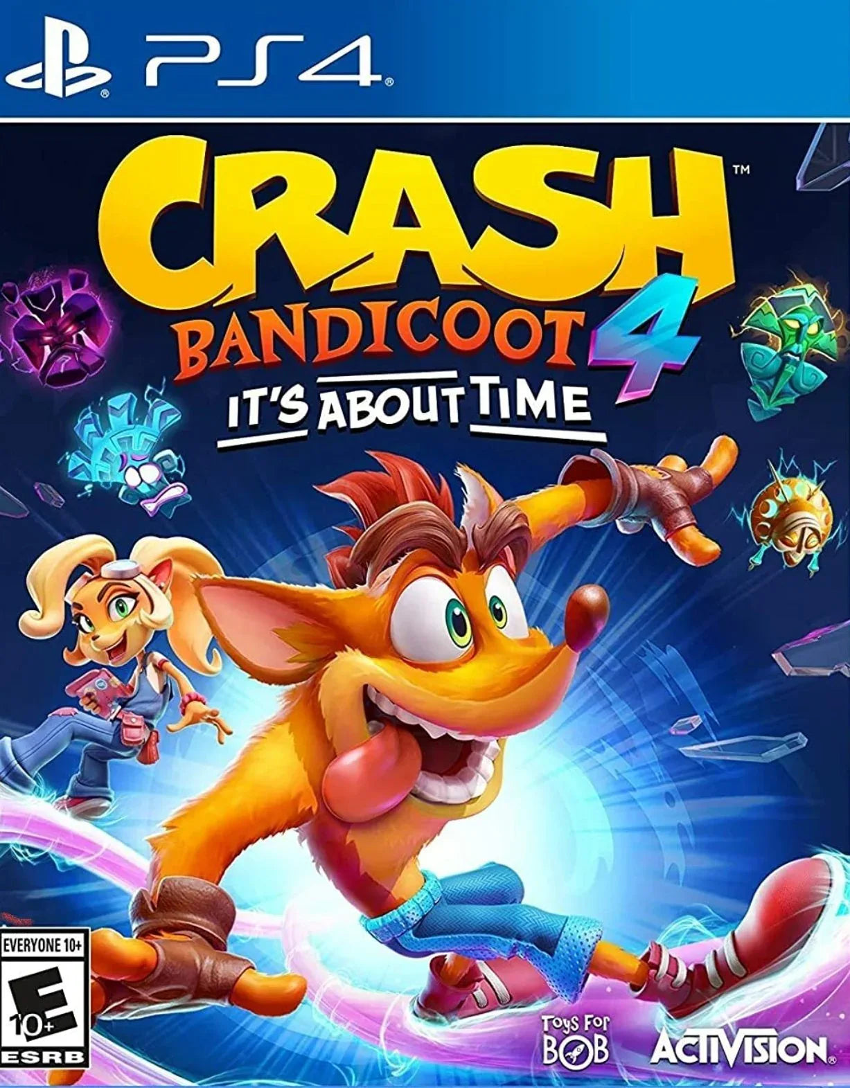 CRASH BANDICOOT 4 IT'S ABOUT TIME * Usado easy video game