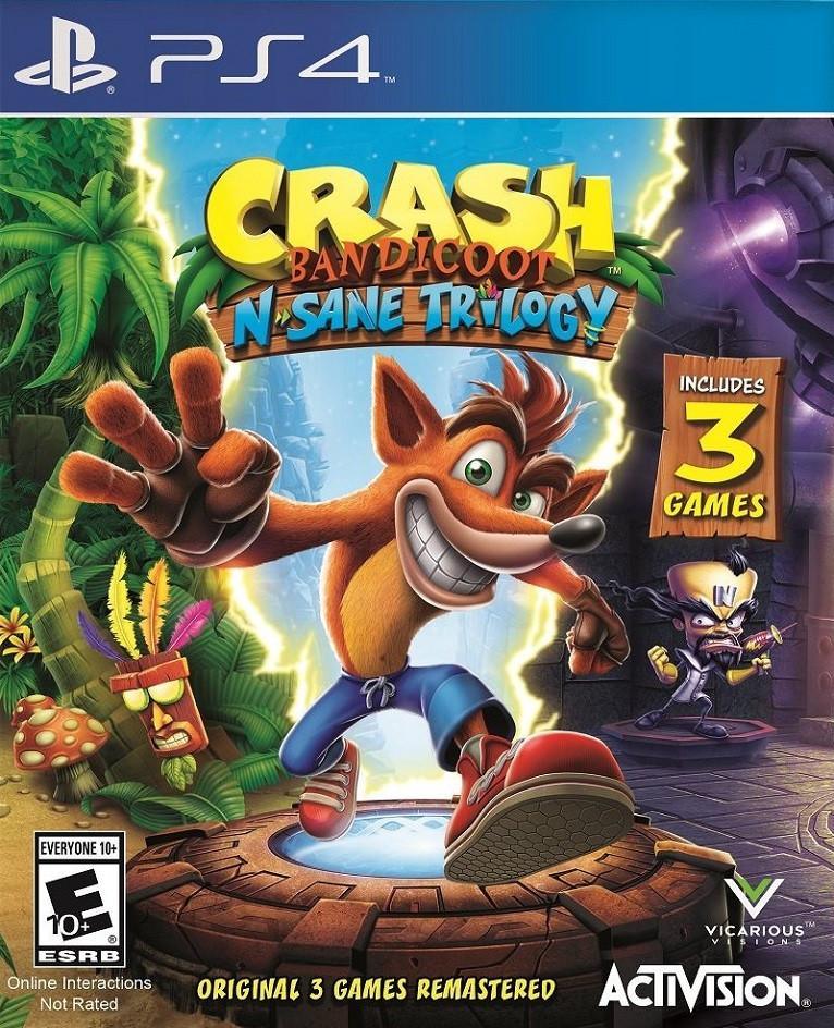 CRASH BANDICOOT TRILOGY PS4 PS4 easy video game