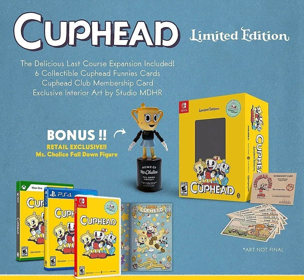 CUPHEAD PS4 LIMITED EDITION easy video game