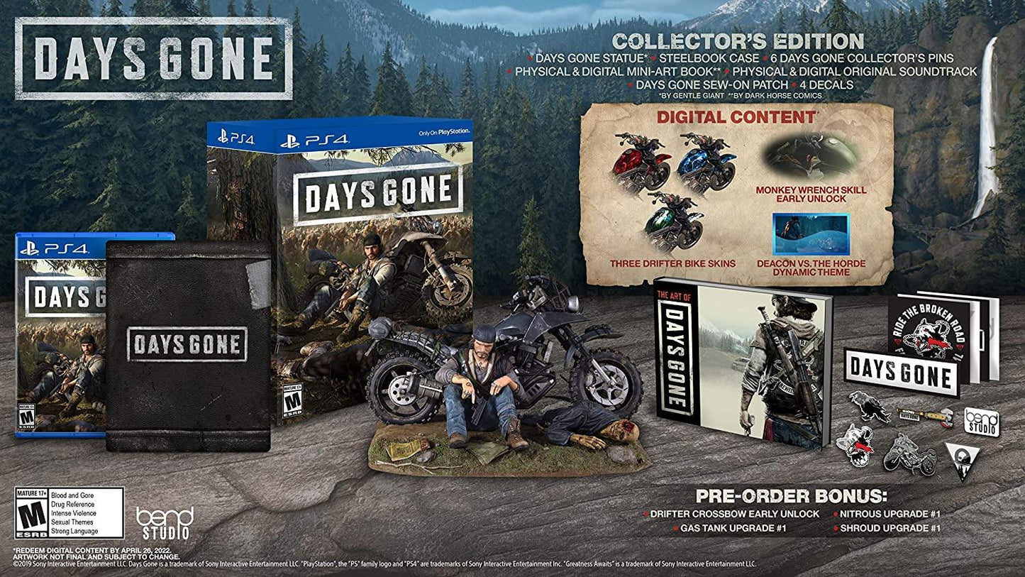 DAYS GONE COLLECTOR'S EDITION *USADO easy video game