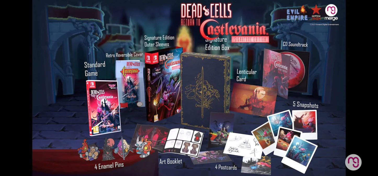 DEAD CELLS RETURN TO CASTLEVANIA LIMITED SIGNATURE EDITION easy video game