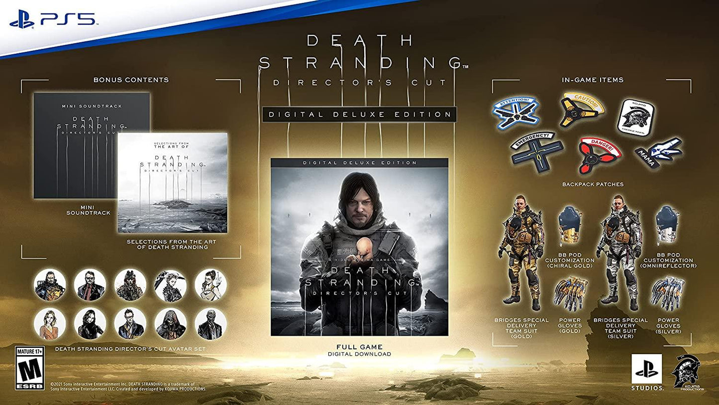 DEATH STRANDING DIRECTOR'S CUT PS5 easy video game