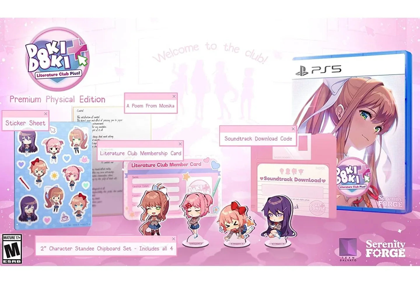 DOKI DOKI LITERATURE CLUB PREMIUM EDITION easy video game