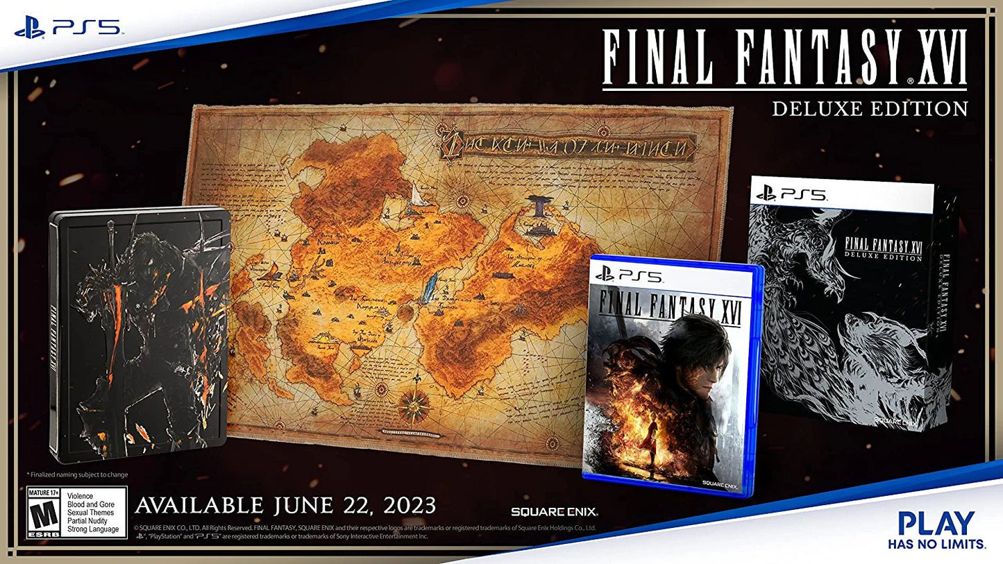 FINAL FANTASY XVI DELUXE PS5 - Easy Games