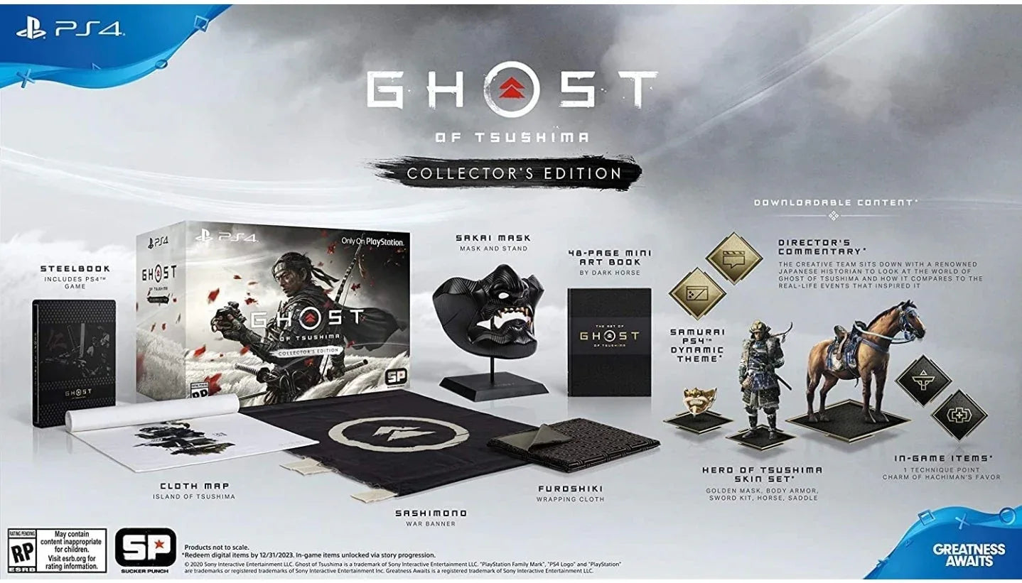 GHOST OF TSUSHIMA COLLECTOR'S NUEVO easy video game