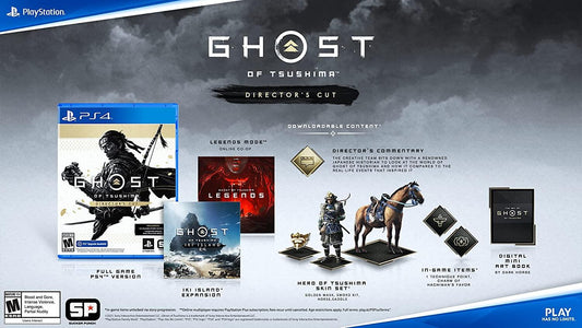 GHOST OF TSUSHIMA DIRECTOR'S CUT PS4 easy video game