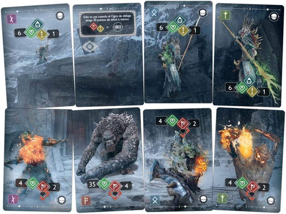 GOD OF WAR JUEGO DE CARTAS ESPAÑOL *RARO easy video game