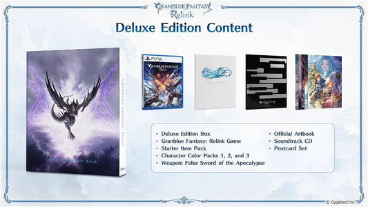 GRANBLUE FANTASY RELINK DELUXE PS5 easy video game