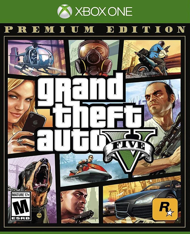 GRAND THEFT AUTO V PREMIUM XBOX ONE easy video game