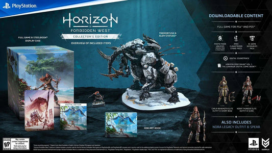HORIZON FORBIDDEN WEST COLLECTOR'S PS4/PS5 easy video game