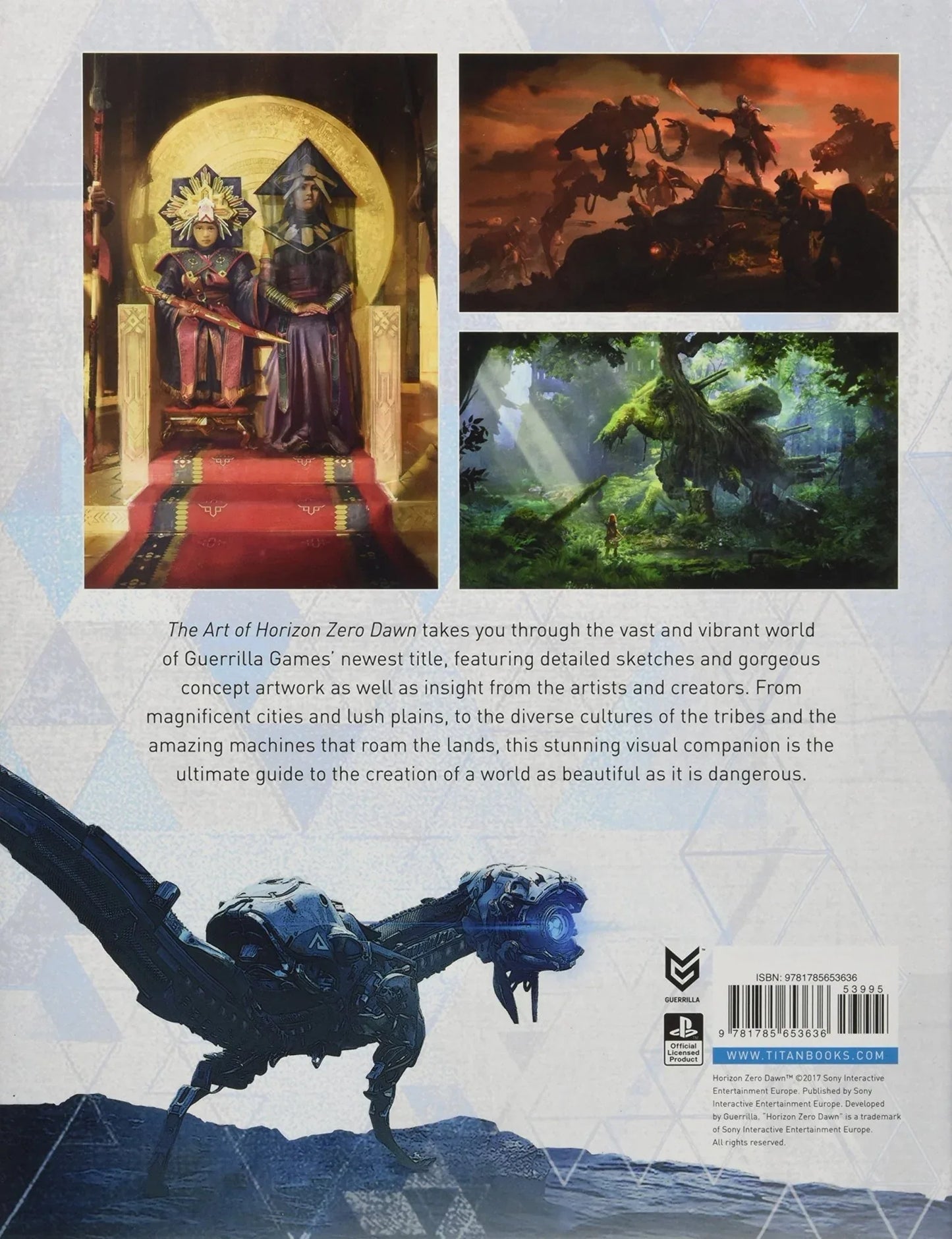 HORIZON ZERO DAWN LIBRO DE ARTE easy video game