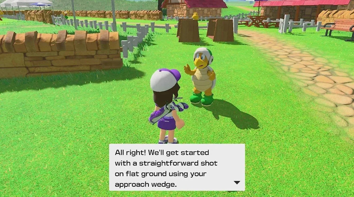 MARIO GOLF SUPER RUSH easy video game
