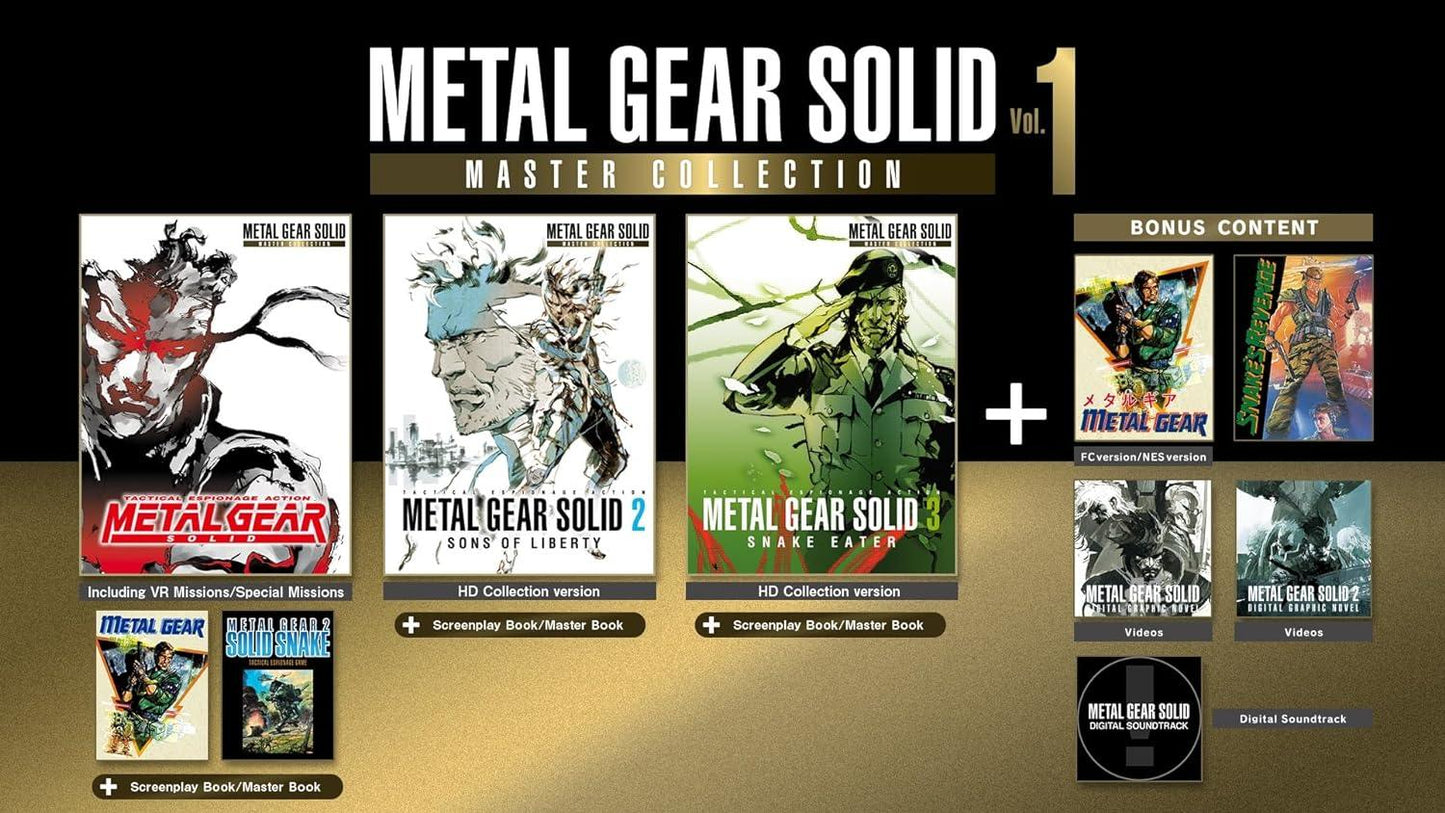 METAL GEAR SOLID COLLECTION VOL 1 PS5 easy video game