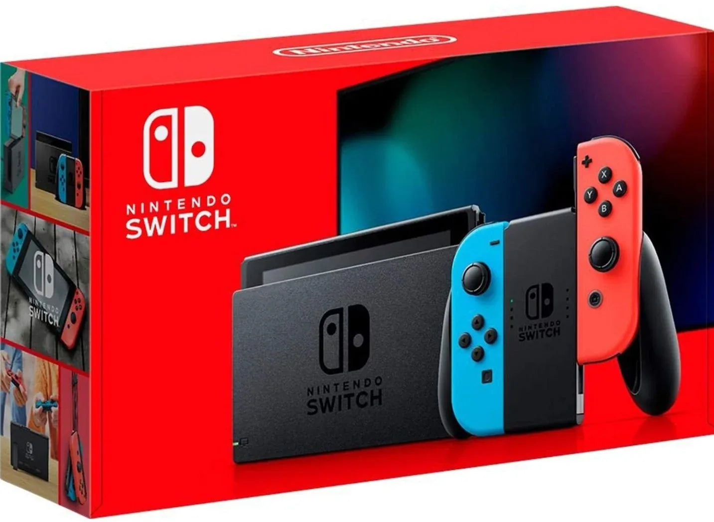 NINTENDO SWITCH NEON BLUE/RED easy video game
