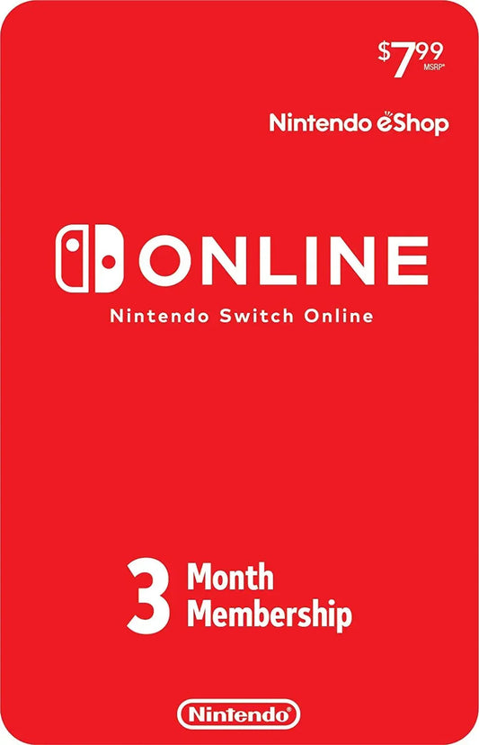 NINTENDO SWITCH ONLINE 3 MESES Easy Video Game