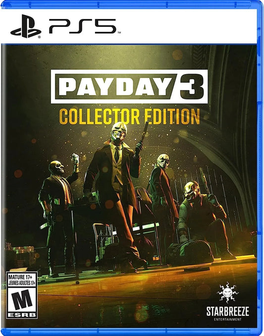 PAYDAY 3 COLLECTOR'S EDITION PS5 easy video game