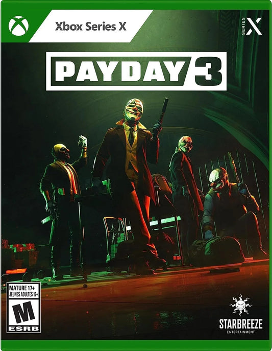 PAYDAY 3 XBOX SERIES X COLLECTOR'S EDITION easy video game