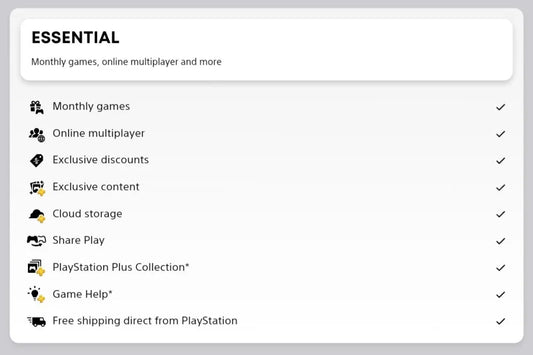 PS PLUS ESSENTIALS 12 MESES easy video game