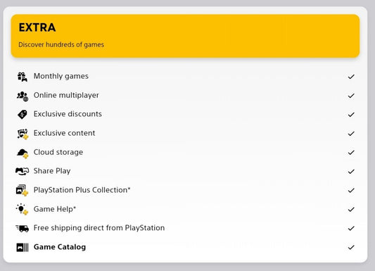 PS PLUS EXTRA 3 MESES