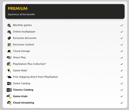 PS PLUS PREMIUM 12 MESES